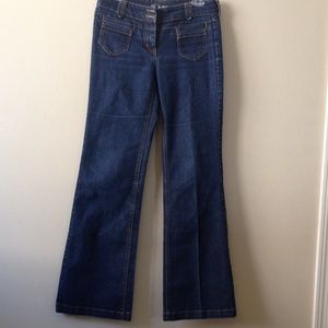 Low Rise flare Leg Denim