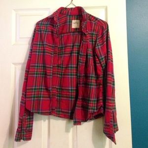 Plaid button up flannel