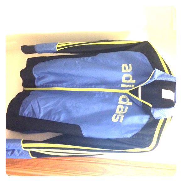 Adidas zip up athletic jacket
