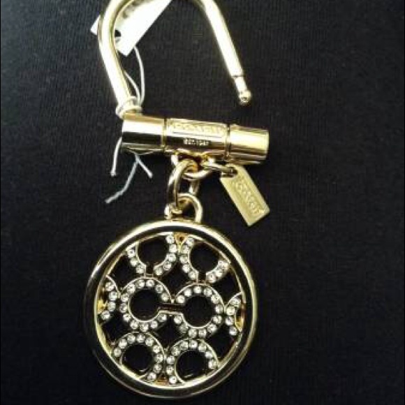 Coach Rhinestone Keyfob / Purse Charm