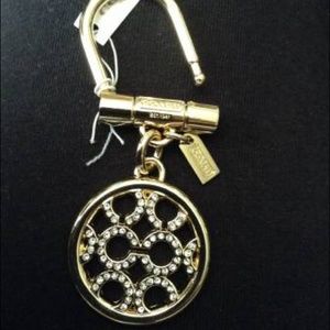 Coach Rhinestone Keyfob / Purse Charm