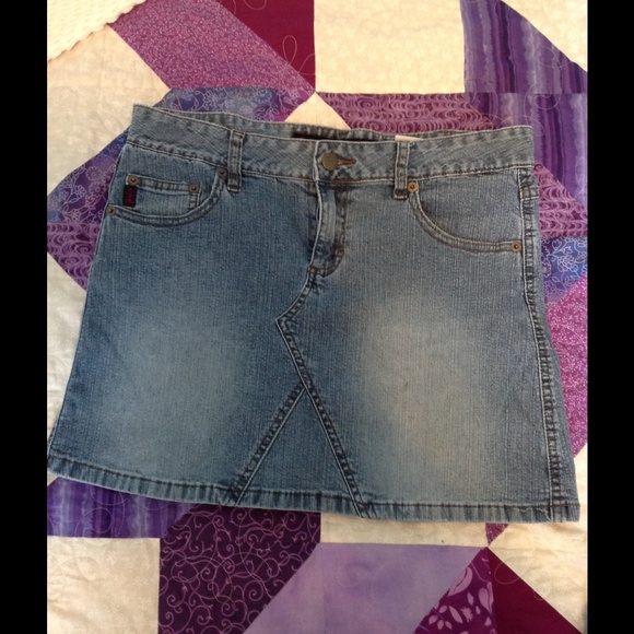 Mudd Short Denim Skirt