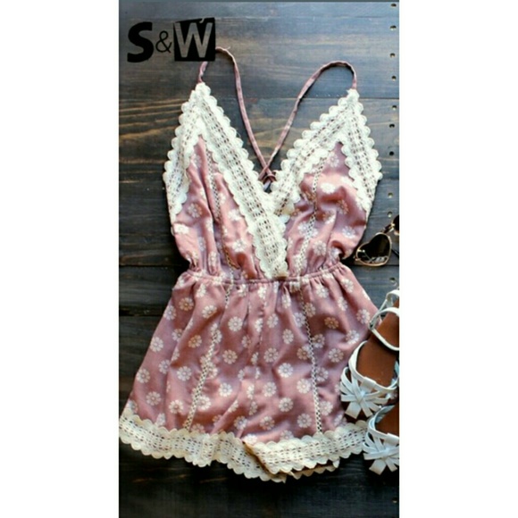 Flower romper