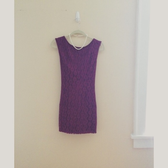 Forever21 Crochet Backless Dress