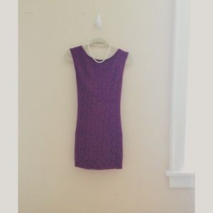 Forever21 Crochet Backless Dress