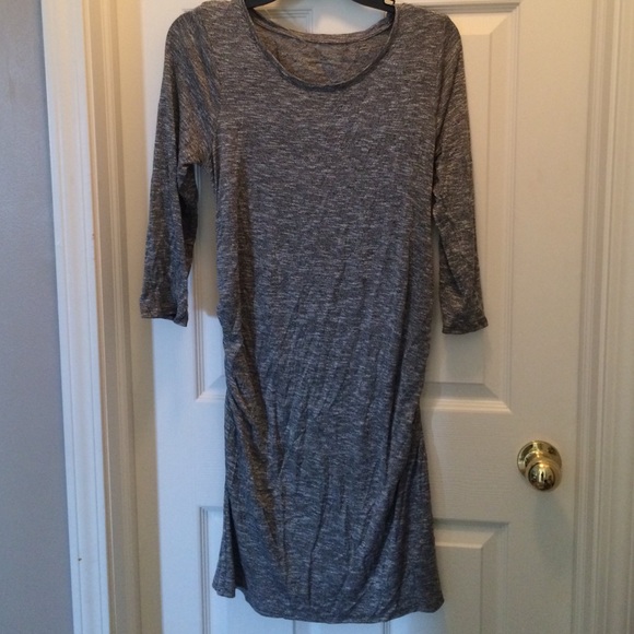 Grey Cling Dress