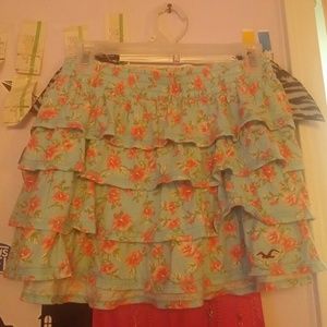 Hollister floral skirt