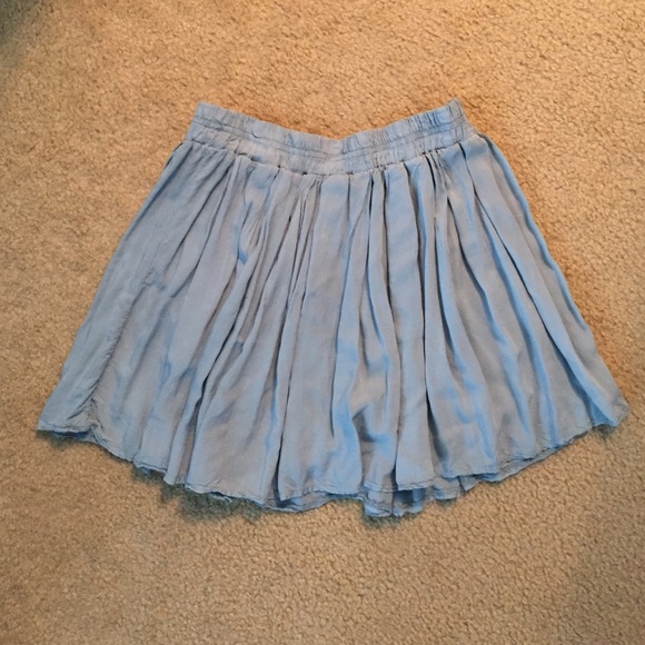 Brandy Melville Blue Skater Skirt