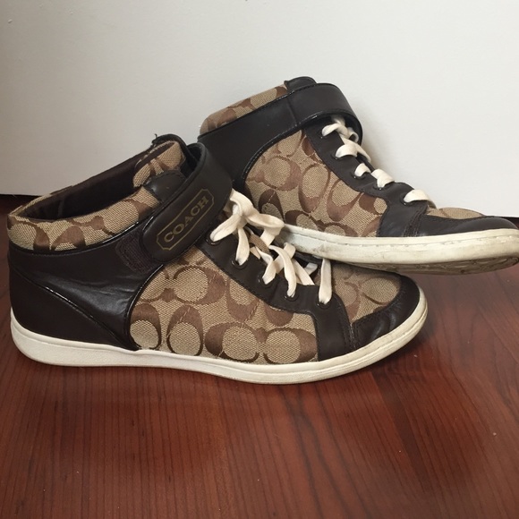 Coach mid-high top shoes
