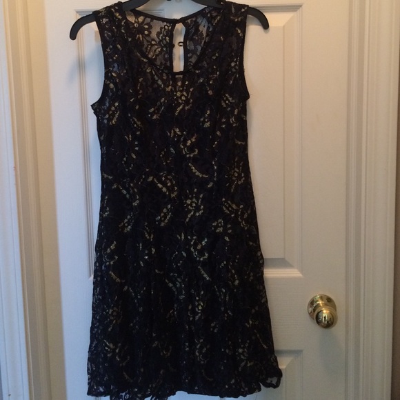 Black and Gold Dress - Picture 1 of 2