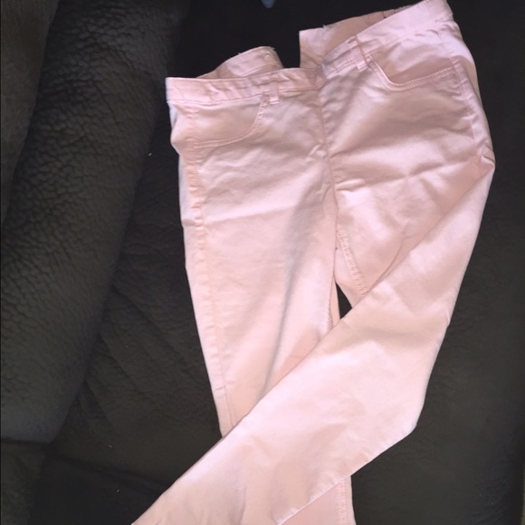 H&M pink skinny jeans