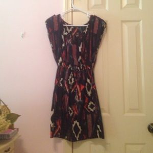 Aztec print dress