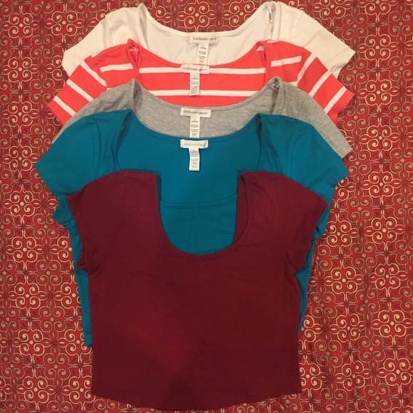 Ambiance Tops - Set of 5 crop tops
