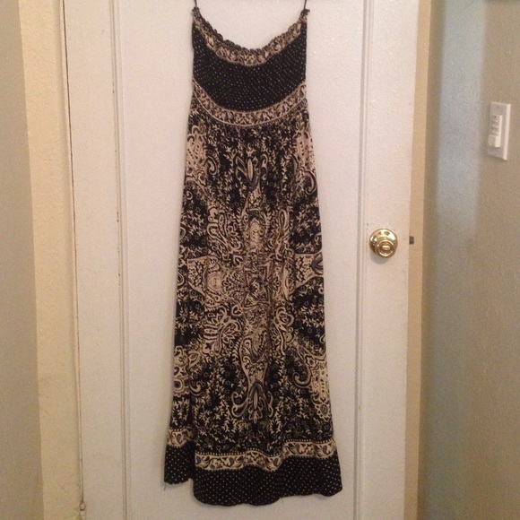 Strapless Maxi Dress