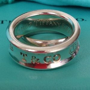 💯 Auth Tiffany and Co. Sterling Silver Ring