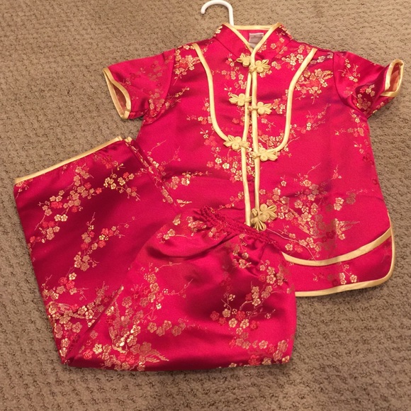 Childs silk outfit