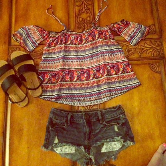 boho crop top