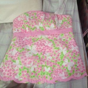Lilly Pulitzer tube/strapless top