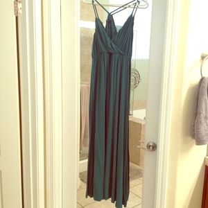 GAP Forest Green Maxi Dress - SUPER CUTE!