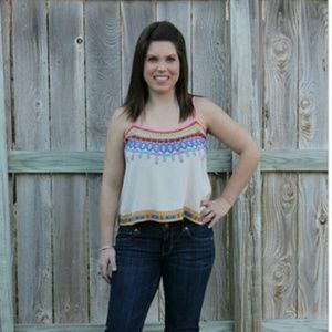 Hippy Love Crop Top Tank