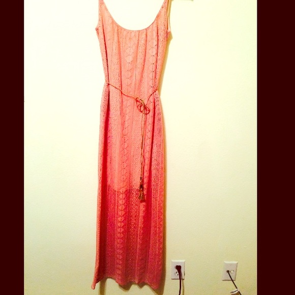 Sanctuary Dresses & Skirts - 💕💗Sanctuary Rose Sheer Maxi Dress w Short Lining