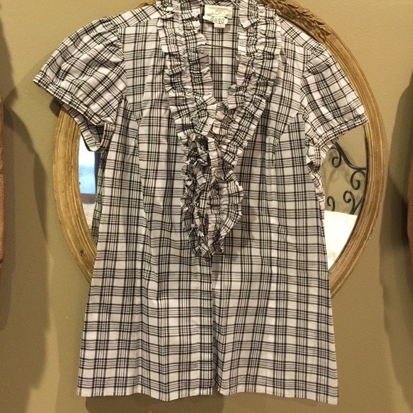 Classic black/white plaid