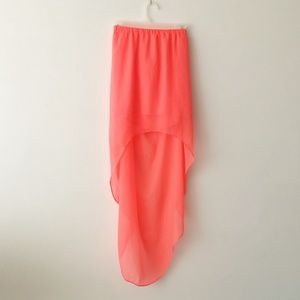 Express Chiffon High Low Skirt