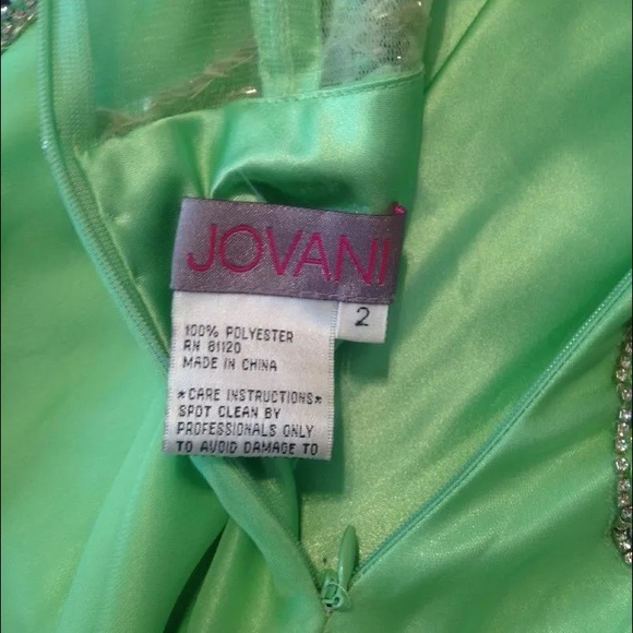 Jovani prom dress green - Picture 4 of 4