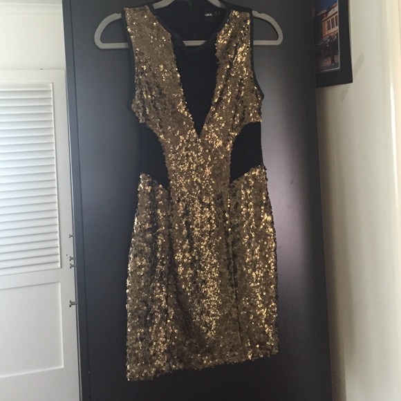 Beautiful gold Asos dress