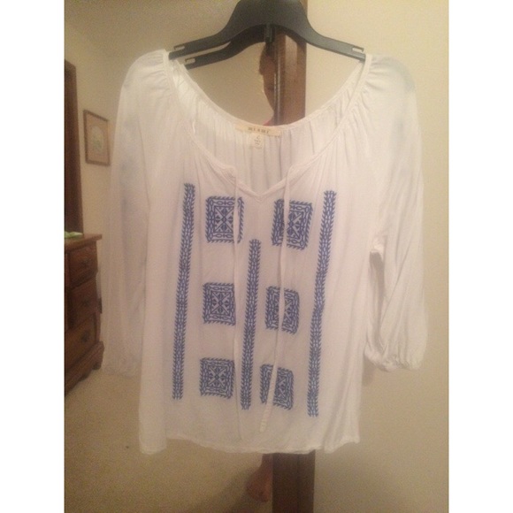 Tribal print top