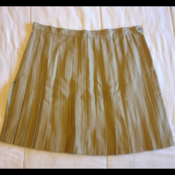 SOLD!!!!!!!!Lands'  End pleated Skirt - Picture 2 of 3