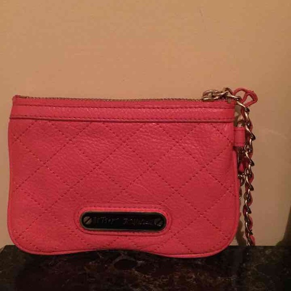Betsey Johnson Coral Clutch