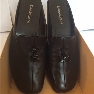🎊 FLASH SALE 🎊 Black Leather Slip-ons
