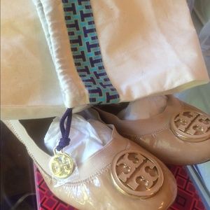 Tory burch Caroline flats color camellia pink