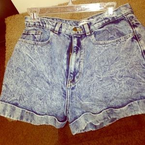 American apparel denim shorts