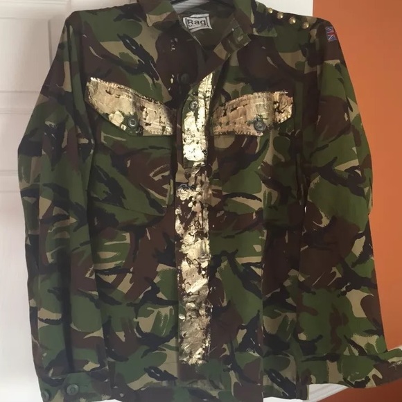 Camo urban outfitters jacket