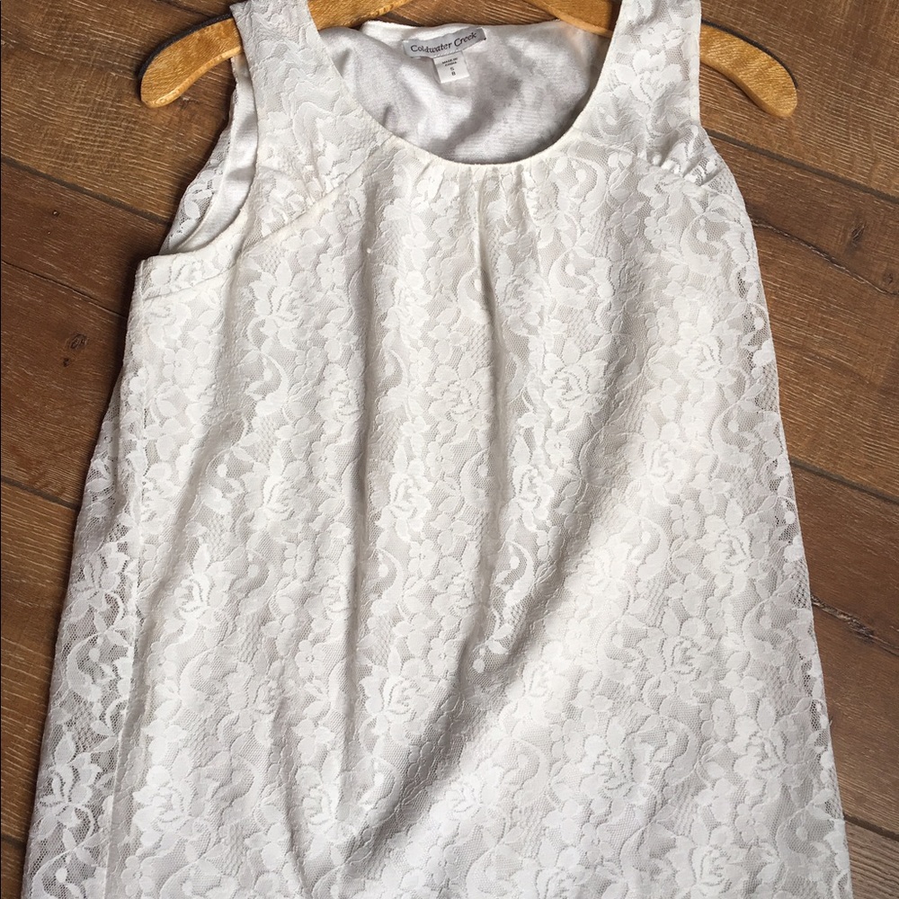 Lace Coldwater Creek tank top