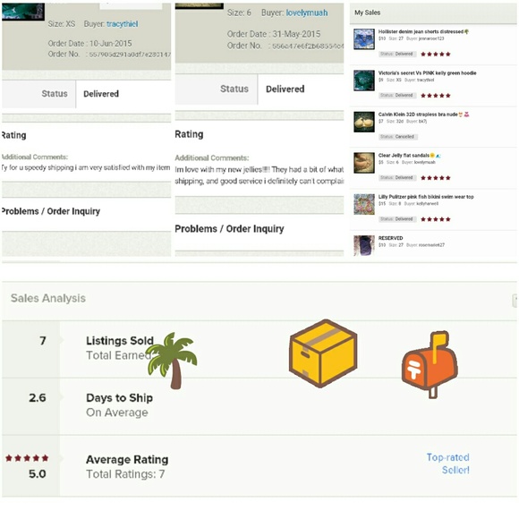 I'm a trusted seller 👩‍❤️‍👩 Closet Stats! 💯