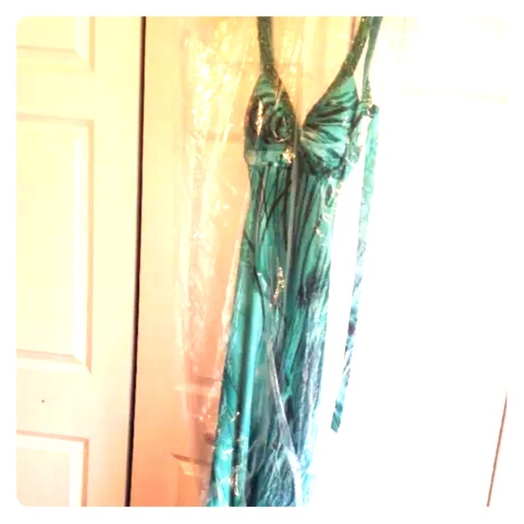 Faviana couture prom dress