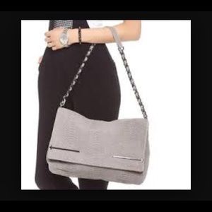 Alice + Olivia snake-embossed handbag