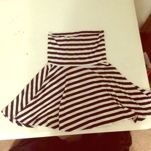Brat Star Striped Skirt