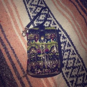Tribal pattern wristlet