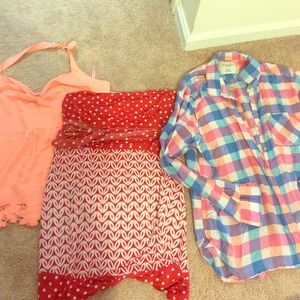 American Eagle and Charlotte Russe Tops