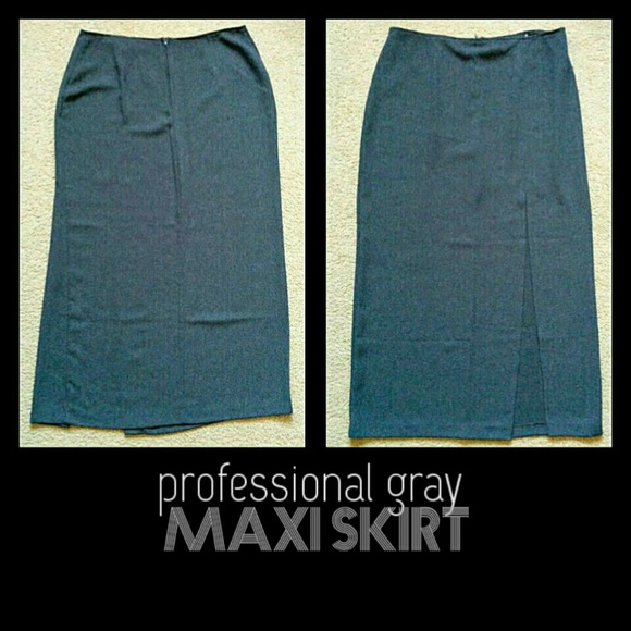 Dynamite Long Grey Skirt sz 13/14 - Picture 2 of 3