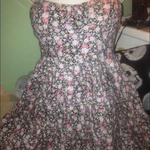 Strapless summer dress