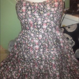 Strapless summer dress