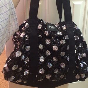 Sequin Victoria's Secret duffle bag!