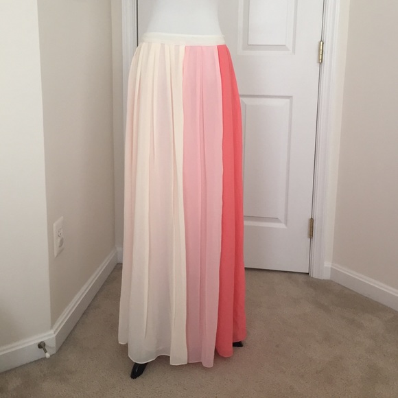 Love Culture Pleated Maxi Skirt
