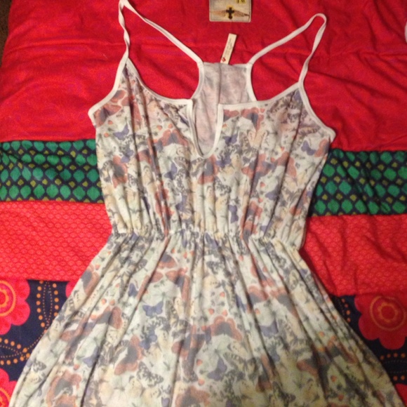 Free People Butterfly Racerback Tank