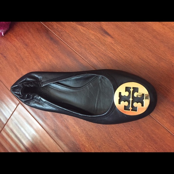 black/gold sandals